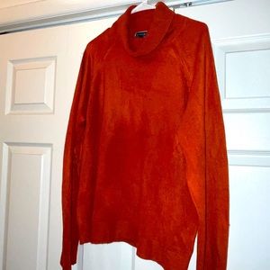 Rust Turtleneck Sweater